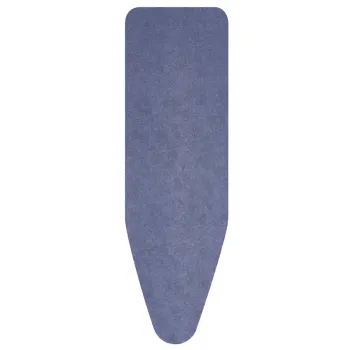 Husa pentru masa de calcat, Brabantia B, Denim Blue, 124x38 cm, 8 mm spuma, bumbac imagine