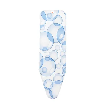 Husa pentru masa de calcat, Brabantia B, PerfectFlow Bubbles, 124x38 cm, 2 mm spuma, bumbac imagine