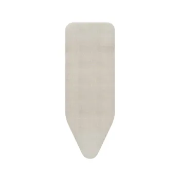 Husa pentru masa de calcat, Brabantia C, Denim Grey, 124x45 cm, 8 mm spuma, bumbac, gri denim imagine