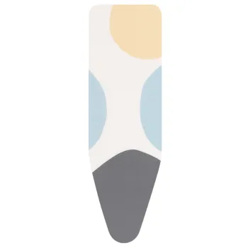 Husa pentru masa de calcat, Brabantia C, PerfectFlow Spring Bubbles, 124x45 cm, 4 mm spuma, bumbac imagine