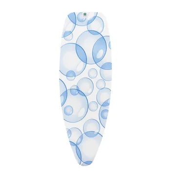 Husa pentru masa de calcat, Brabantia D, PerfectFlow Bubbles, 135x45 cm, 2 mm spuma, bumbac imagine