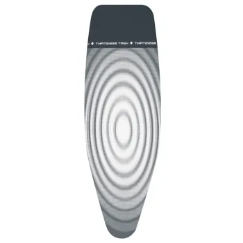 Husa pentru masa de calcat, Brabantia D, Titan Oval, 135x45 cm, 4 mm spuma + 4 mm fetru, bumbac imagine