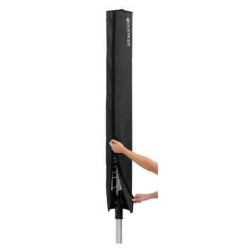 Husa pentru uscator de rufe rotativ, Brabantia, Essential Lift-O-Matic Black, 15x15x160 cm, textil, negru imagine
