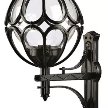 Lampa de exterior, Avonni, 685AVN1107, Plastic ABS, Negru imagine