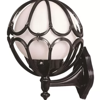 Lampa de exterior, Avonni, 685AVN1126, Plastic ABS, Alb/Negru imagine
