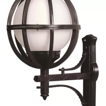 Lampa de exterior, Avonni, 685AVN1128, Plastic ABS, Alb/Negru imagine