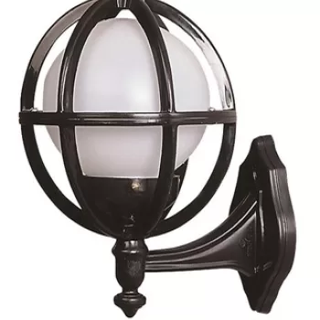 Lampa de exterior, Avonni, 685AVN1137, Plastic ABS, Alb/Negru imagine