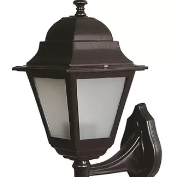 Lampa de exterior, Avonni, 685AVN1186, Plastic ABS, Alb/Negru imagine