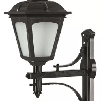 Lampa de exterior, Avonni, 685AVN1227, Plastic ABS, Negru imagine