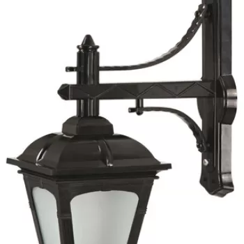 Lampa de exterior, Avonni, 685AVN1228, Plastic ABS, Negru imagine