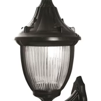Lampa de exterior, Avonni, 685AVN1236, Plastic ABS, Negru imagine