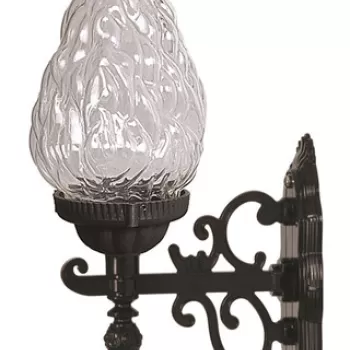 Lampa de exterior, Avonni, 685AVN1276, Plastic ABS, Negru imagine