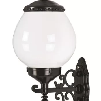 Lampa de exterior, Avonni, 685AVN1280, Plastic ABS, Alb/Negru imagine