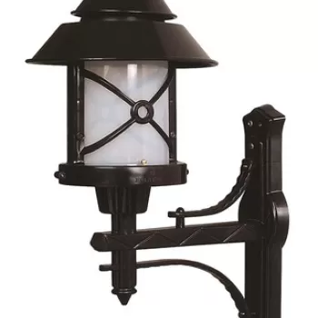 Lampa de exterior, Avonni, 685AVN1308, Plastic ABS, Alb/Negru imagine