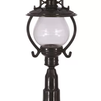 Lampa de exterior, Avonni, 685AVN1347, Plastic ABS, Negru imagine