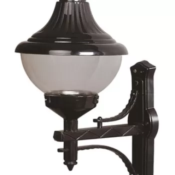 Lampa de exterior, Avonni, 685AVN1353, Plastic ABS, Negru imagine