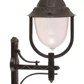 Lampa de exterior, Avonni, 685AVN1370, Plastic ABS, Negru imagine