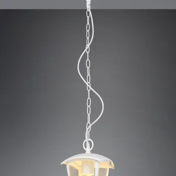 Lampa de gradina Venta, TRIO, 17x17x82 cm, 10W, 1x E27, aluminiu, alb mat imagine