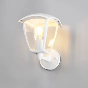 Lampa de gradina Venta, TRIO, 17x20x24 cm, 10W, 1x E27, aluminiu, alb mat imagine