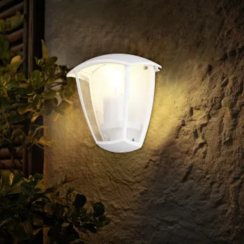 Lampa de gradina Venta, TRIO, 18x13x20 cm, 10W, 1x E27, aluminiu, alb mat imagine