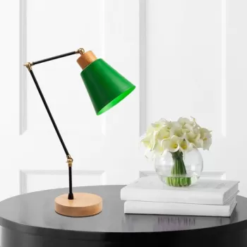 Lampa de masa, Alby, 525NOR2114, Metal, Verde imagine