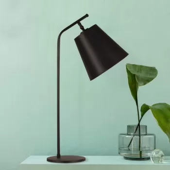 Lampa de masa, Alby, 527ABY2193, Metal, Negru imagine