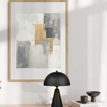 Lampa de masa Alfie, TRIO, 30x44 cm, 40W, 1x E27, metal, negru mat imagine