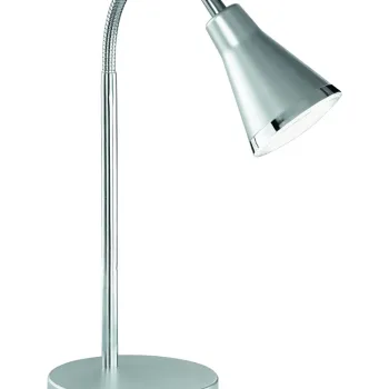 Lampa de masa Arras, RL, 11.5x38 cm, 4W, 1x SMD LED, plastic, argintiu imagine