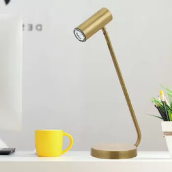 Lampa de masa, Avonni, 683AVN2101, Metal, Maro antichizat imagine