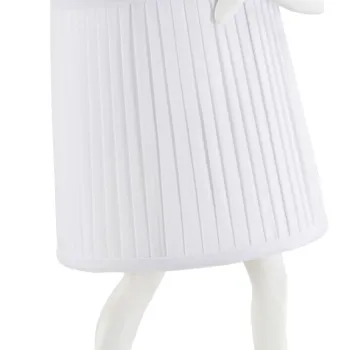 Lampa de masa Ballet, Mauro Ferretti, 1 x E14, 40W, 25x62.5 cm, polirasina/fier, alb imagine