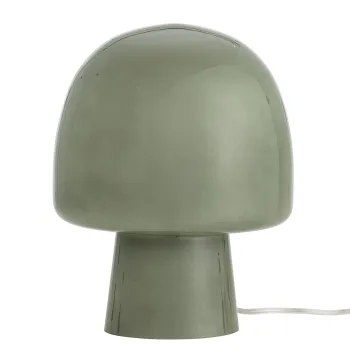 Lampa de masa, Bloomingville, Paddy, 1 x E14, 20x26.5 cm, sticla, verde imagine