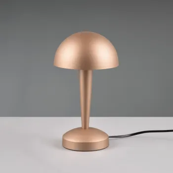 Lampa de masa Canaria, RL, 15x26.5 cm, 40W, 1x E14, metal, aramiu imagine