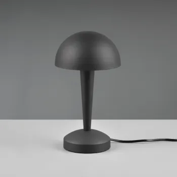 Lampa de masa Canaria, RL, 15x26.5 cm, 40W, 1x E14, metal, negru imagine