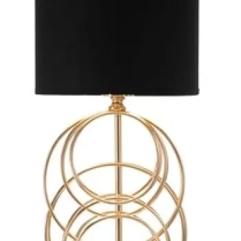 Lampa de masa Circly, Mauro Ferretti, 22.5x65 cm, fier, auriu/negru imagine