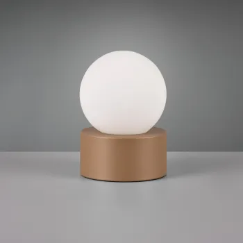 Lampa de masa Countess, RL, 12x17 cm, 25W, 1x E14, metal, bronz imagine