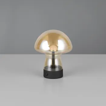 Lampa de masa Dooley, RL, 14x18 cm, 1.5W, 1x SMD, sticla, chihlimbar imagine