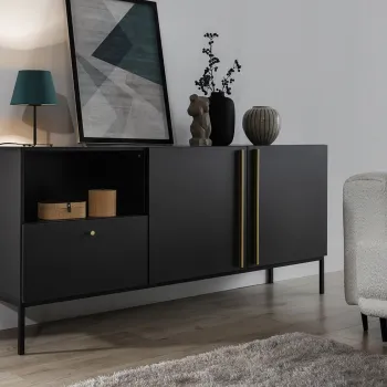 Lampa de masa ELTAP, Vespillo, 20x33 cm, 1xE27, 15W, otel/PVC, verde/auriu imagine