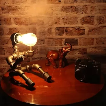 Lampa de masa, Evila Originals, 791EVL1507, Fier, Negru imagine