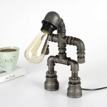 Lampa de masa, Evila Originals, 791EVL1563, Metal turnat, Negru imagine