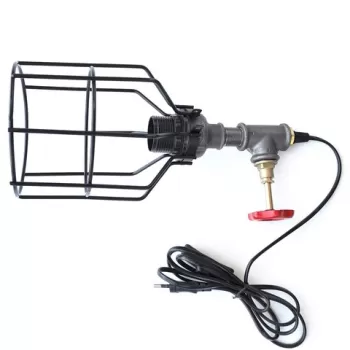 Lampa de masa, Evila Originals, 791EVL1589, Fier, Negru/Argintiu imagine