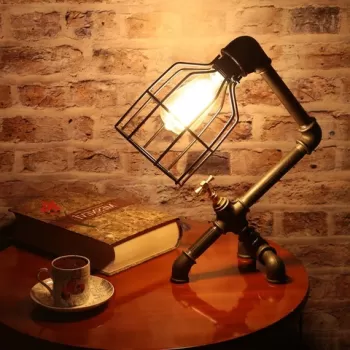 Lampa de masa, Evila Originals, 791EVL2511, Fier, Negru imagine