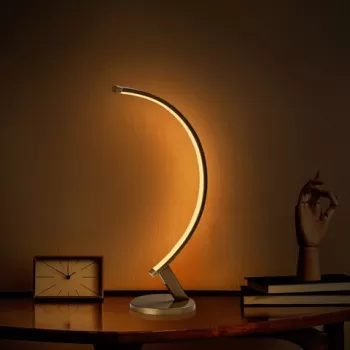 Lampa de masa, Fresno, 119FRS1404, Metal, Auriu imagine