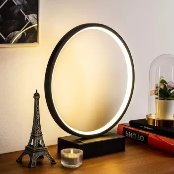 Lampa de masa, Fresno, 119FRS1405, Metal, Negru imagine