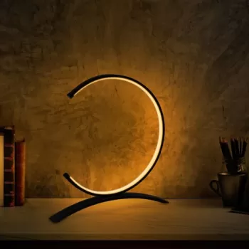 Lampa de masa, Fresno, 119FRS1407, Metal, Negru imagine