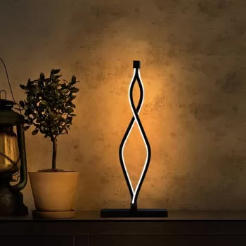 Lampa de masa, Fresno, 119FRS1415, Metal, Negru imagine