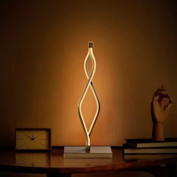 Lampa de masa, Fresno, 119FRS1416, Metal, Auriu imagine