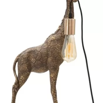 Lampa de masa Giraffe, Mauro Ferretti, 1 x E27, 40W, 28x16x60 cm, auriu imagine