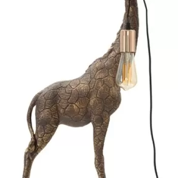 Lampa de masa Giraffe, Mauro Ferretti, 1 x E27, 40W, 40x22x80 cm, auriu imagine