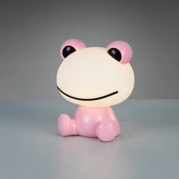 Lampa de masa Hopper, RL, 19.5x16.5x24.5 cm, 0.3W, 1x SMD, plastic, roz imagine