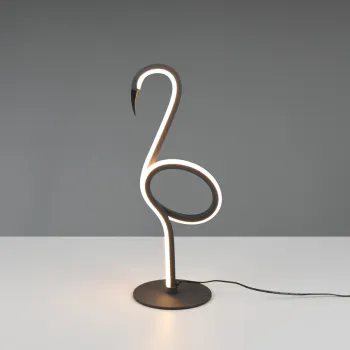 Lampa de masa Ingo, RL, 14.5x12x35 cm, 6W, 1x SMD, metal, negru mat imagine